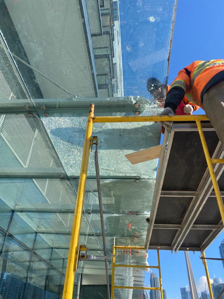 The Glass Experts - Condominium Ceiling Glass Repair