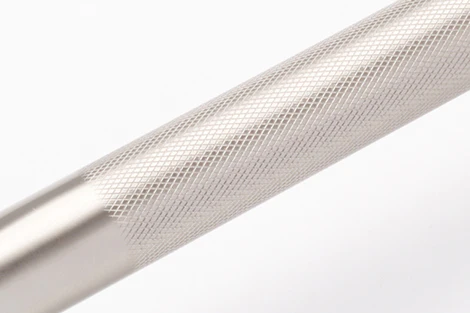 1.25" Diameter Brushed Nickel Knurled Grip Grab Bar - Image 3