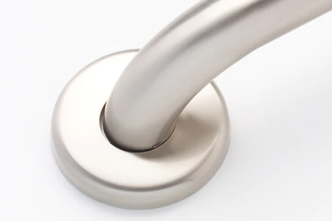 1.25" Diameter Brushed Nickel Smooth Grab Bar - Image 2