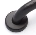 1.25" Diameter Matte Black Shur-Grip Straight Grab Bar - Image 2