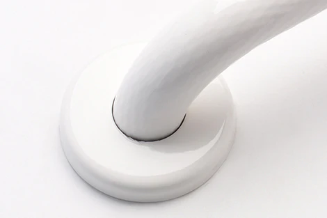 1.25" Diameter White Shur-Grip Straight Grab Bar - Image 2