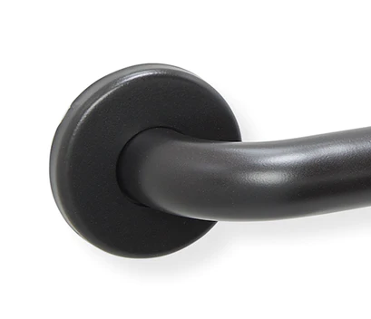 1.5" Diameter Matte Black Grab Bar - 24" Knurled - Image 3