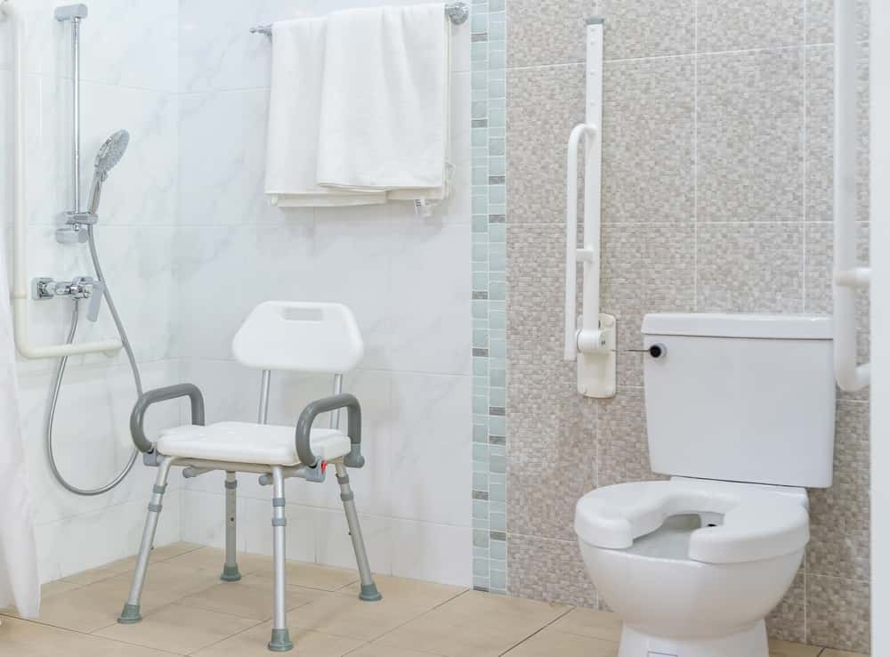Tub Gurus - Filp Down Toilet and Shower Bars